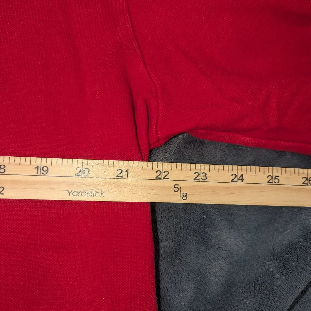 Polo Ralph Lauren long sleeve heavy cotton polo with some fleece lined Size Larg